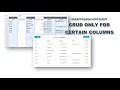 Download Lagu Google Apps Script - CRUD in webApp HTML | Modify Only Certain Columns Part 1