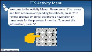TTS English Approving Timesheets