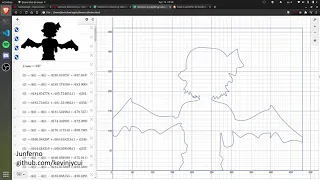 Bad Apple played on Desmos but it s high quality with Bezier Curves
