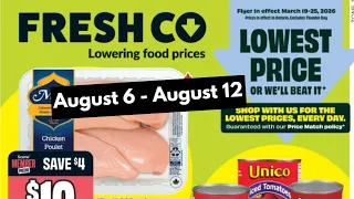 Freshco Weekly Flyer August 6 - August 12