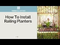 How To Install Railing Planters