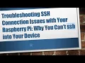 Troubleshooting SSH Connection Issues with Your Raspberry Pi Why You Can t ssh into Your Device