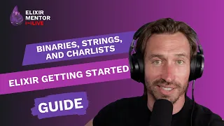 Binaries strings and charlists Elixir Getting Started Guide
