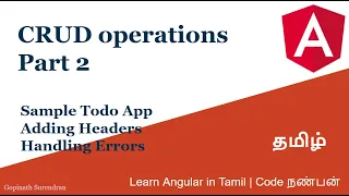31 CRUD operation Part 2 HttpClientModule Code Nanban
