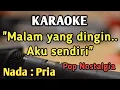 Download Lagu DINGIN - KARAOKE || NADA PRIA COWOK || Pop Nostalgia || Hetty Koes Endang || Live Keyboard