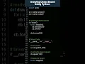 Draw Chess Board Using Python Turtle