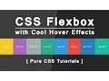 Css Flexbox with cool hover effects - css3 hover effects