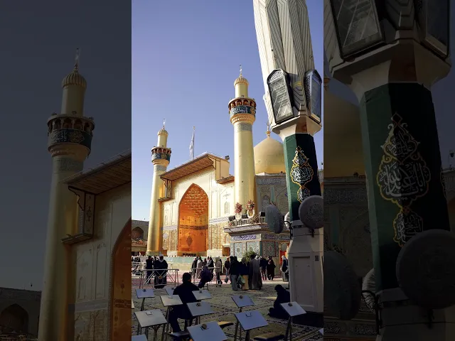 ⁣فيديوهات خام لمرقد امير المؤمنين علي ابن ابي طالب عليه السلام (21) بدون حقوق و بدقة 4k 60p (2026)