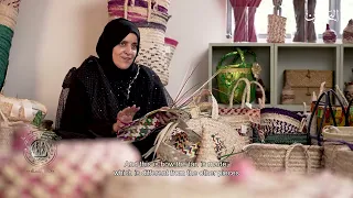 الحرف البحرينية صناعة السلال وسف الخوص 