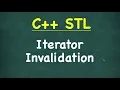 Iterator Invalidation C STL Standard Template Library
