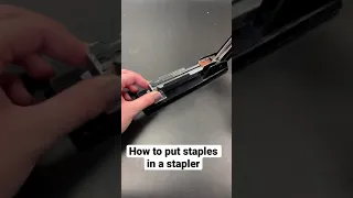 How To Put Staples In A Stapler Shorts 