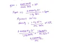 Units of ppm and ppb
