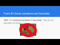 Applying Darwin s 5 Points of Natural Selection