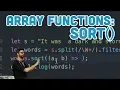 16 9 Array Functions sort - Topics of