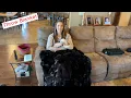 BlanketSolution Black Faux Fur Throw Blanket 50x60