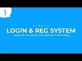 PHP Login and Registration system part 1