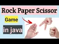 Create Rock Paper Scissors in Java Hindi Beginner Java Coding Tutorial