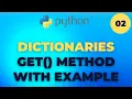 Python Dictionaries Get method with Example in Urdu in Hindi