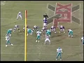 Casey Weldon with a Thunderbolt of a touc own pass