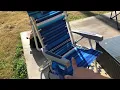 Homevative Folding Tall Backpack Beach Chair with 5 Positions Review
