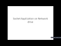 Dev Tips Socket application on network drive unhandled exception System Net Sockets SocketExcepti