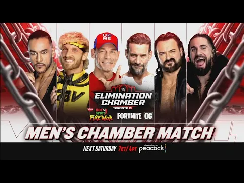 Promo Participantes Elimination Chamber Masculino 2025 - WWE Smackdown 21/02/2025 (En Español)