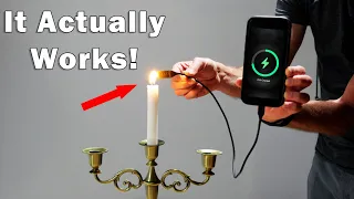 I Charged My Phone With a Candle