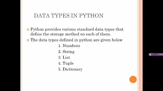 Data types in Python with examples Programming with Python 22616