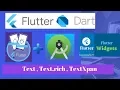 Text Text rich TextSpan Constructor Flutter Tutorial - widgets