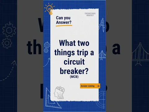 What two things trip a circuit breaker? (MCB) #electrical #electrician #electricalwork #mcb