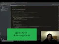 Spotify API Accessing a Playlist s Tracks