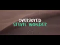 Stevie Wonder - Overjoyed Subtitulada