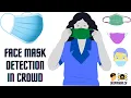 Face Mask Detection Using YOLO-v5 Crowd Walking Computer Vision