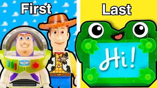 i built every toy story movie in lego