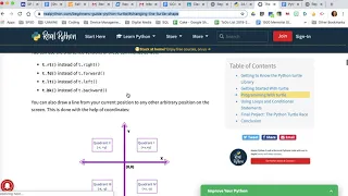 Python Turtle in Repl it
