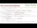 Leetcode 929 Unique Email Addresses Google Interview Java Solution
