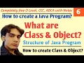 Basic Structure of Java Program in Hindi Creating Class and Object in Java Hello DHIRENDRA