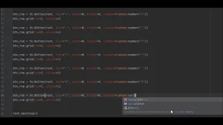python basics building a Graphical calculator - tkinter