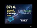 3714 Longest Balanced Substring II python