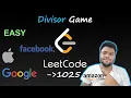 Divisor Game LEETCODE - 1025 Easy solution