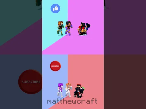 Lemme drive Cash Crew or Aphmau Crew 😎😎😎 #matthewcraft #minecraftanimation #aphmau #cashminecraft
