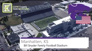 Bill Snyder Family Football Stadium Manhatten Kansas State Wildcats 2016