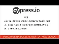 Part 3 - Cypress Code Intellisense in VS Code For