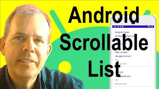 Android App Development 04 Create a scrollable list