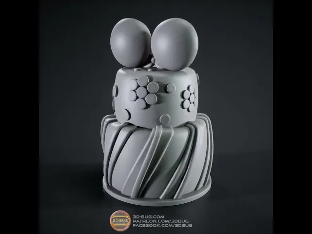 Cake in Minnie Mouse style video thumbnail