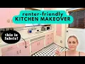 Download Lagu Renter-Friendly Kitchen Makeover with My Fabric Cabinet Hack!