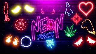 Download Neon Effect Pack | Neon Pack | Neon FX Pack for Kinemaster , Alight Motion | Neon Overlay MP3