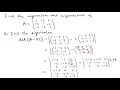 Finding Eigenvalues and Eigenvectors 3 3 matrix Linear Algebra
