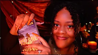 BOOK MASSAGE ASMR 📚✨(Gripping, Sticky Taps, Mouth Sounds)