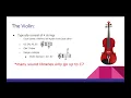Orchestration 101 Instruments of the String Section